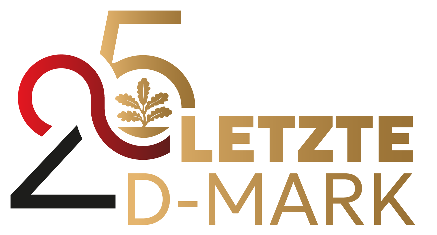 Logo 25 Jahre letzte D-Mark